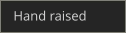 Hand raised